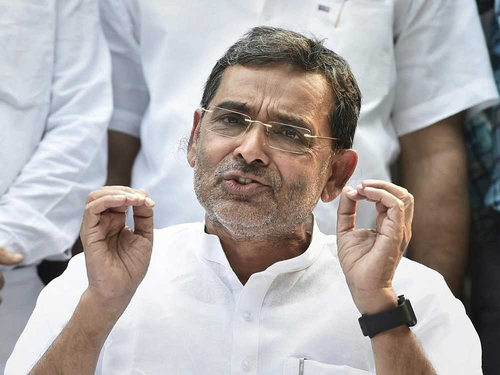 While RLSP chief and former Union minister Upendra Kushwaha has already been in touch with the RJD leadership to forge an alliance for the Lok Sabha elections in Bihar for the last few months, senior Congress leader Ahmed Patel on Saturday met him at his residence in New Delhi and discussed the issue. (PTI File Photo)
