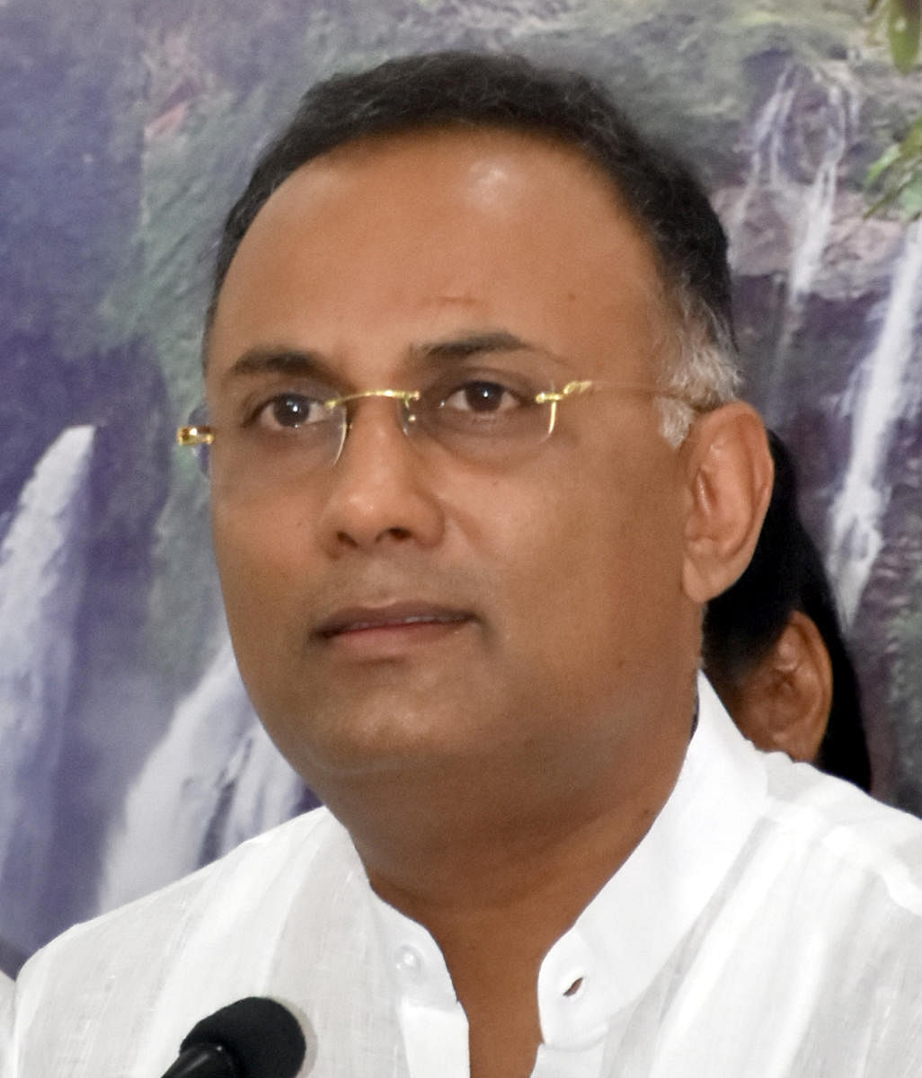 KPCC president Dinesh Gundu Rao. DH file photo.