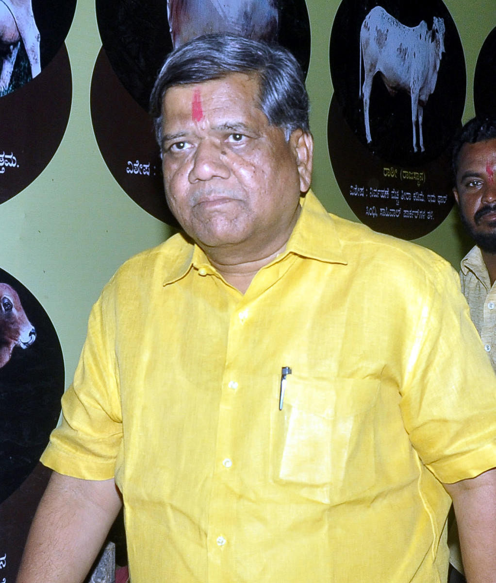 Former chief minister Jagadish Shettar. DH file photo.