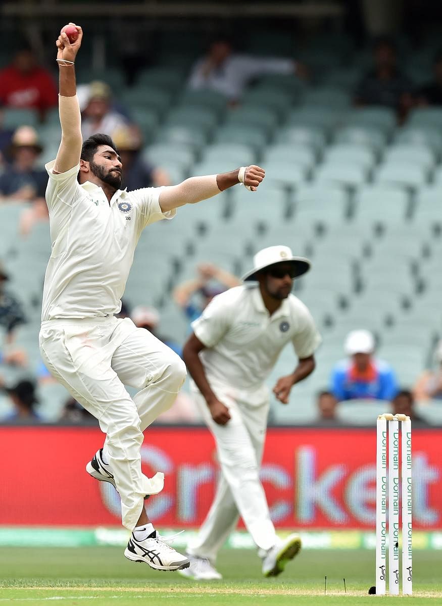Jasprit Bumrah is a rare Indian pacer who has managed to read away conditions rather swiftly and has found immediate success. AFP