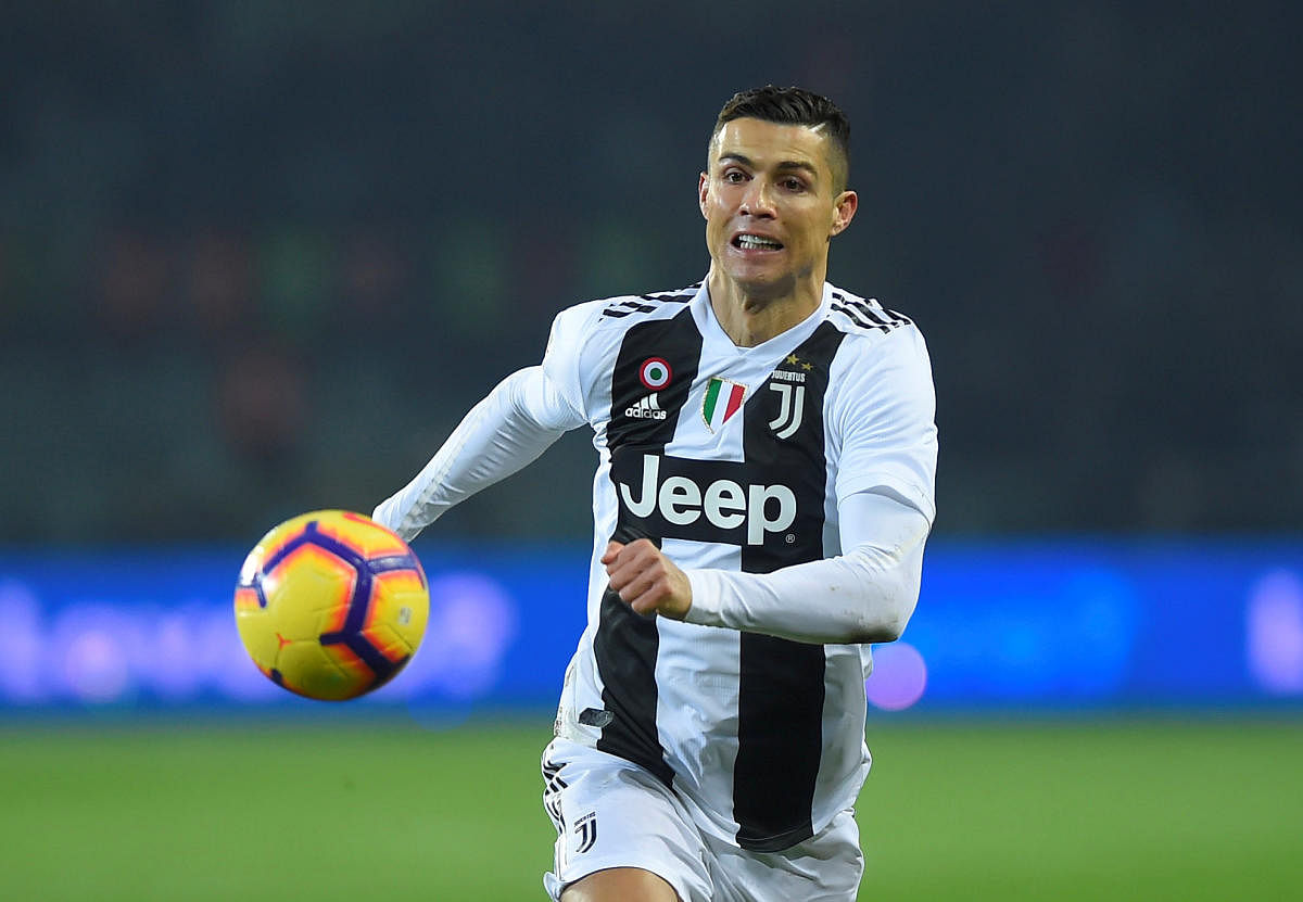 Soccer Football - Serie A - Torino v Juventus - Stadio Olimpico Grande Torino, Turin, Italy - December 15, 2018 Juventus' Cristiano Ronaldo in action REUTERS/Massimo Pinca