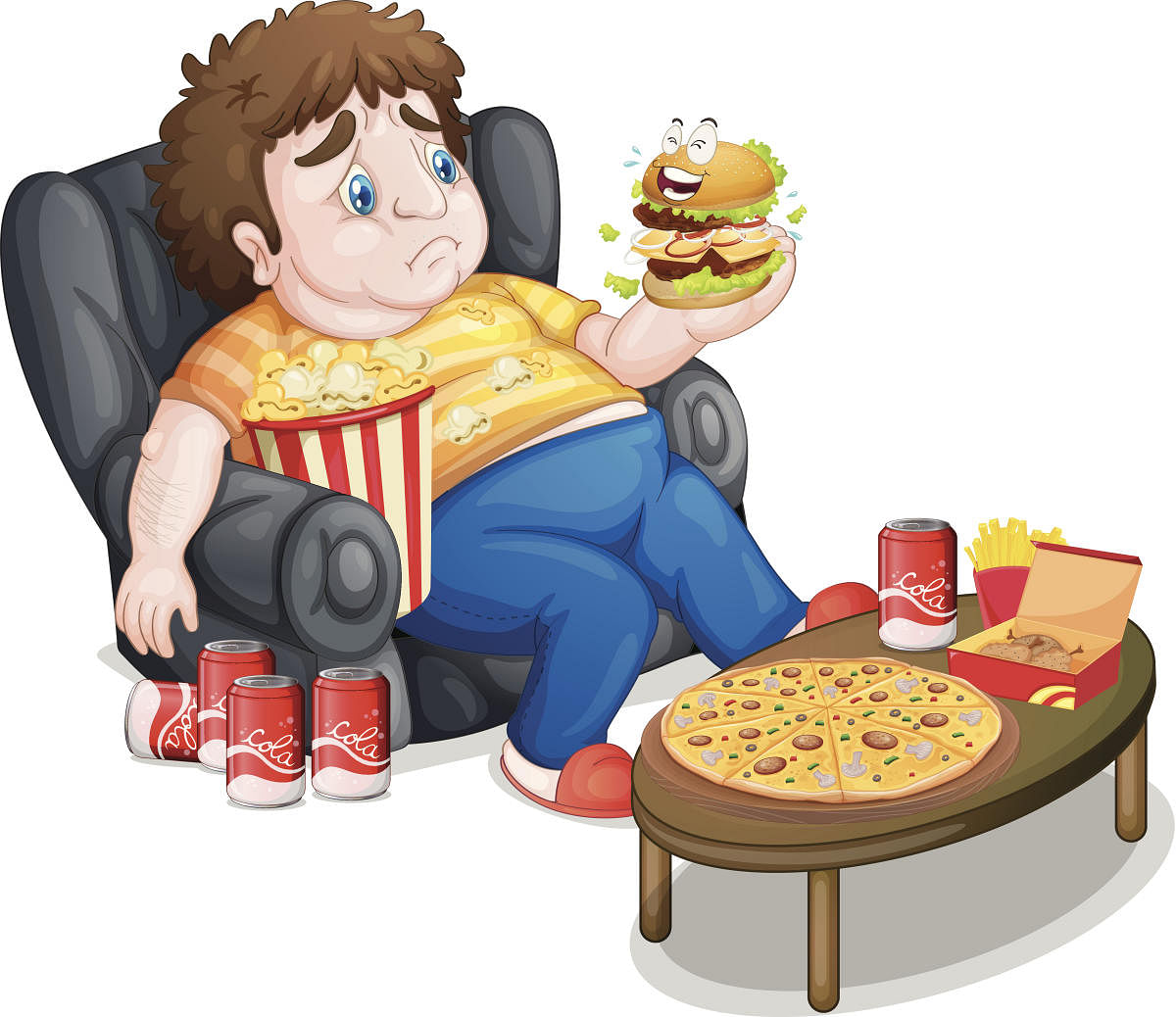 Indulging in a carb-heavy diet in the night is associated with weight gain.