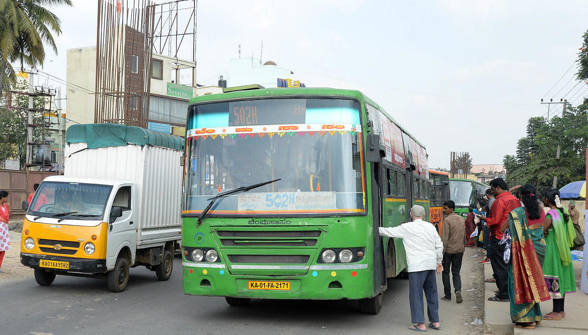 The Bangalore Metropolitan Transport Corporation (BMTC) sells about 54,000 daily passes every day and 75% of these are sold during the morning peak hours.