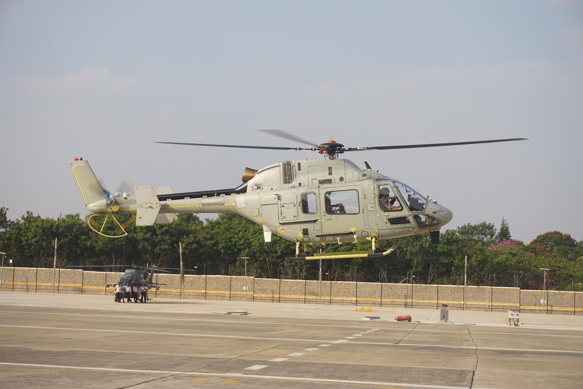 The third prototype of the Light Utility Helicopter had its maiden flight at the Hindustan Aeronautics Limited facility here on Friday.