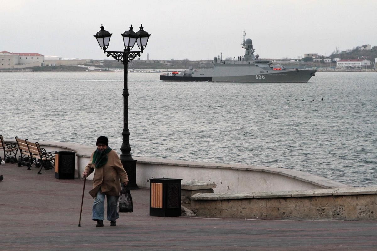 Tensions between Moscow and Kiev have risen in the past weeks after Russia seized three Ukrainian navy ships and their crews on Nov. 25 in an incident which Moscow and Kiev have blamed on each other. (Reuters File Photo)