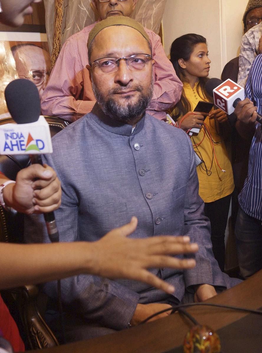 In a tweet on Sunday, Owaisi said Khan should instead take a lesson from India's inclusive politics and minority right. PTI file photo