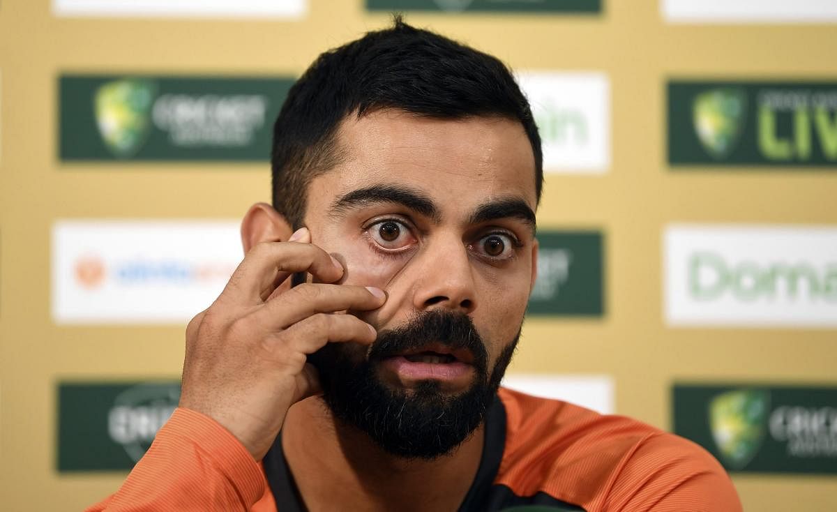 STRAIGHT TALK: Indian skipper Virat Kohli said he is not worried about how he is perceived by people. AP/PTI