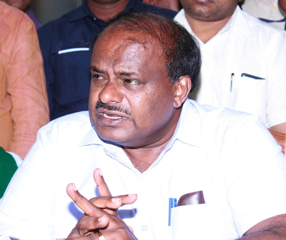 Karnataka Chief Minister H D Kumaraswamy. (DH File Photo)