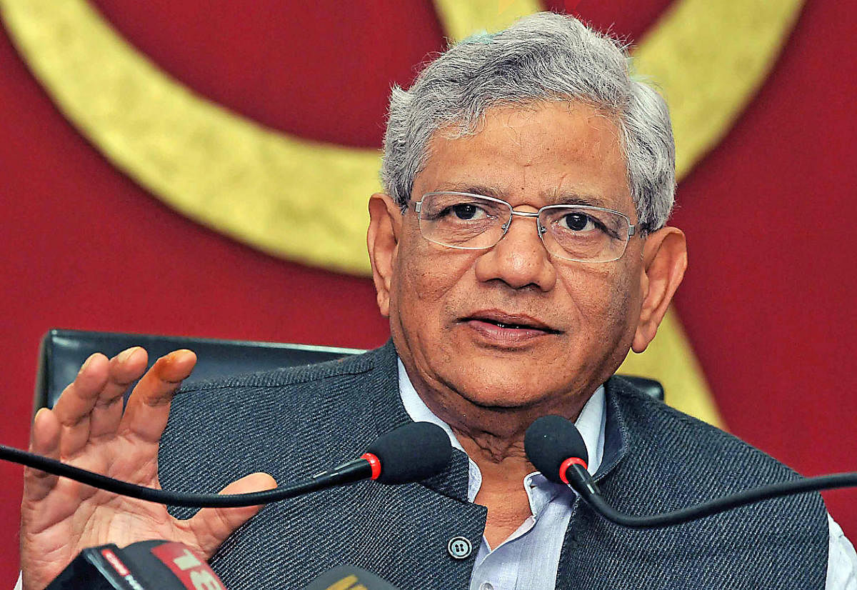 Yechury said that the grand opposition alliance can only be made after the results of the Lok Sabha elections are announced. (PTI File Photo)