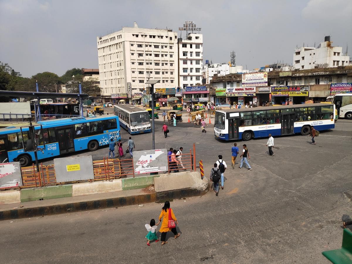 KSRTC looks to decongest the entry and exit points of the bus station.