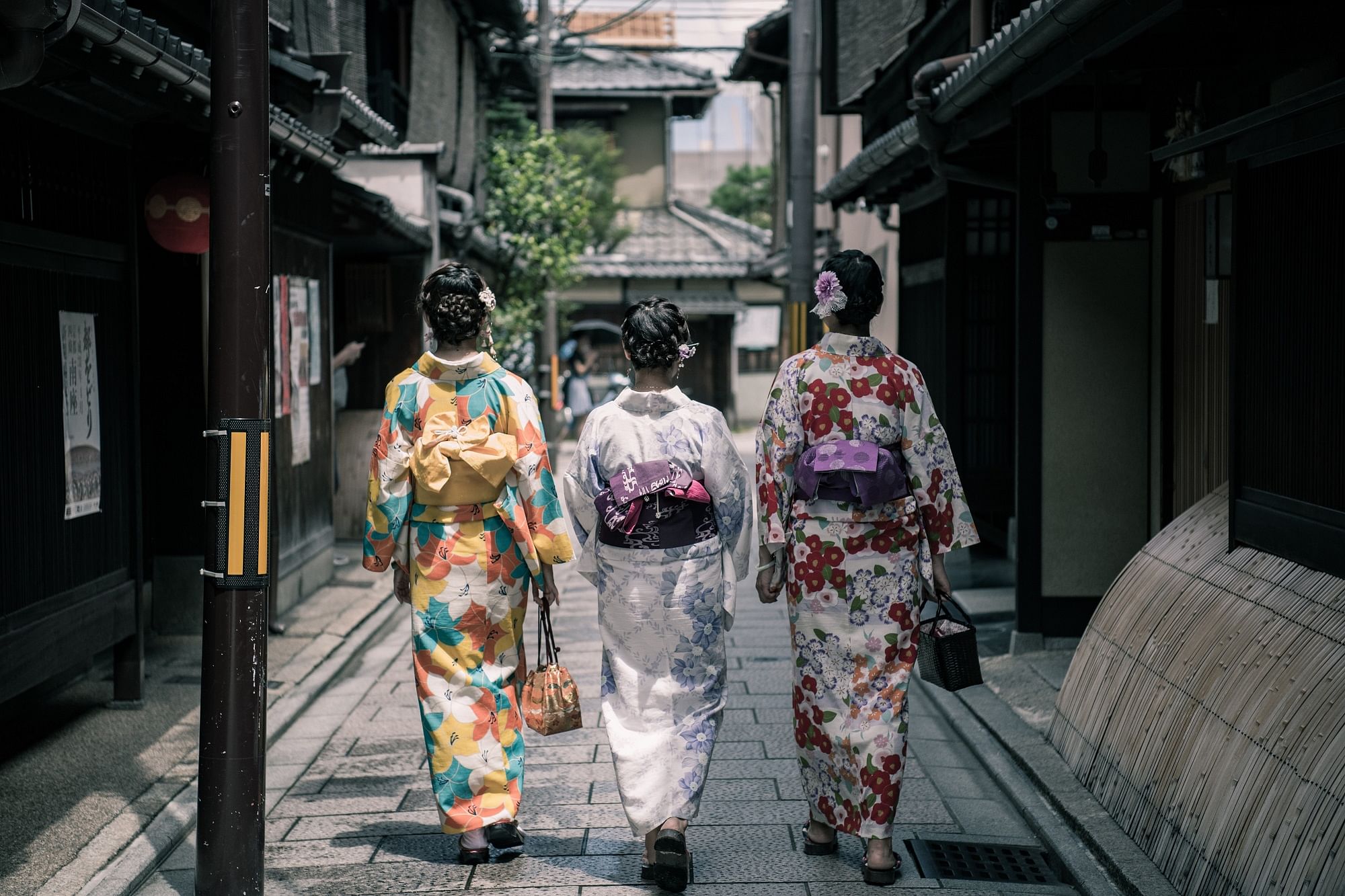 Gion has been the home of geishas.