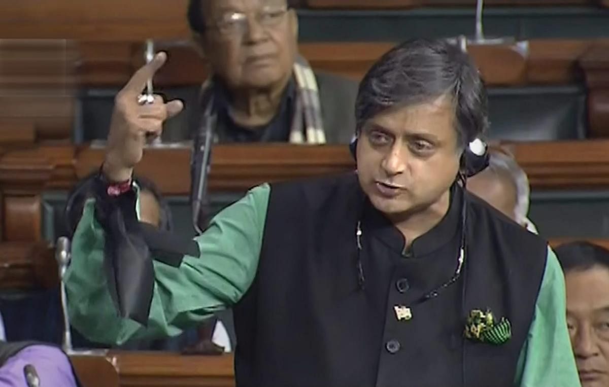 Asserting that there was growing frustration among NDA members with the "one-man show" at the Centre, senior Congress leader Shashi Tharoor has said it was a "telling sign" that some friends of the BJP were beginning to "desert the sinking ship". PTI pho