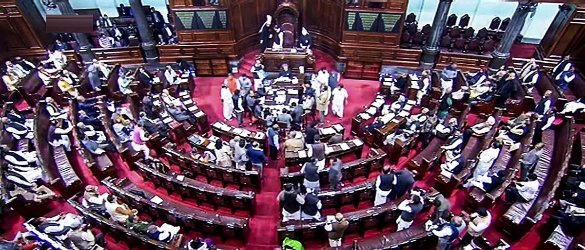 The Upper House was to adjourn sine die on Tuesday but it was extended by a day by Chairman M Venkaiah Naidu on government's request though Opposition parties were not in agreement with it, sources said. PTI Photo