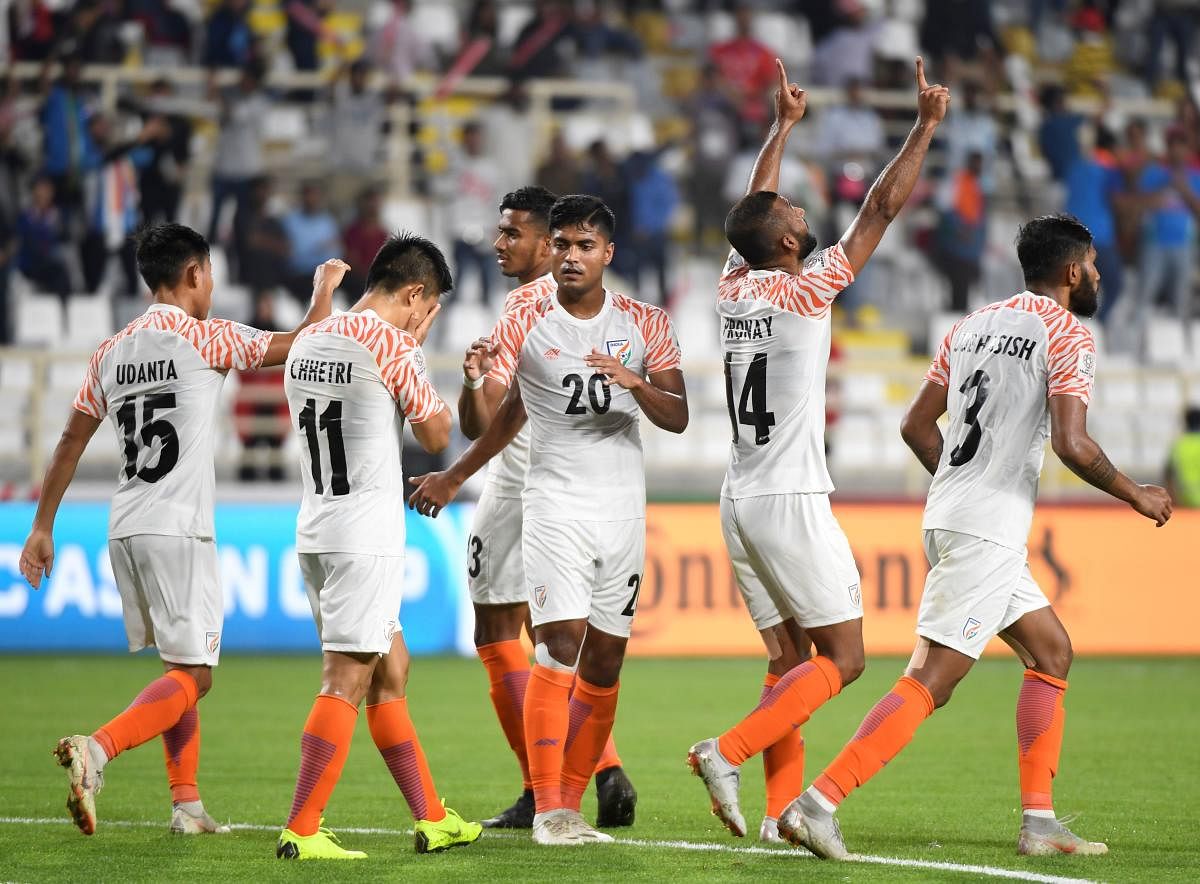 The Indians will have to produce another top-notch performance if they wish to upset UAE in their second Group A clash on Thursday. AFP 