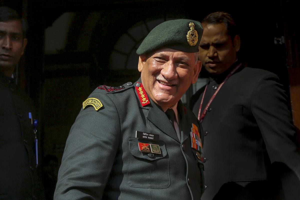 Army Chief Gen Bilin Rawat. File photo