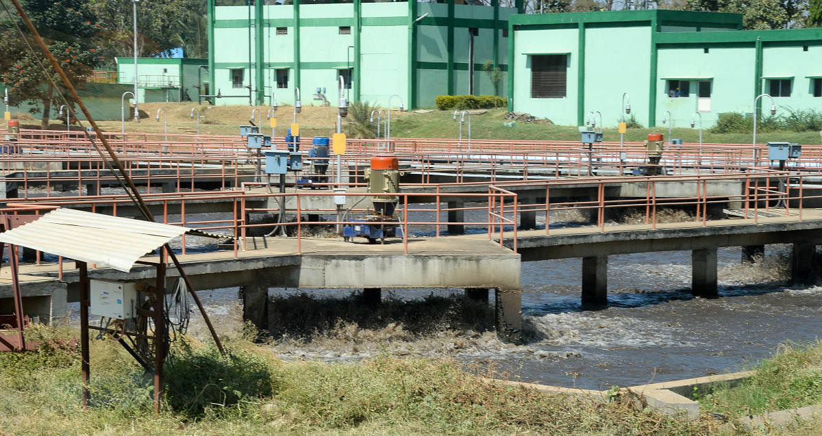 in focus: A sewage treatment plant under the KC valley project.  file photo