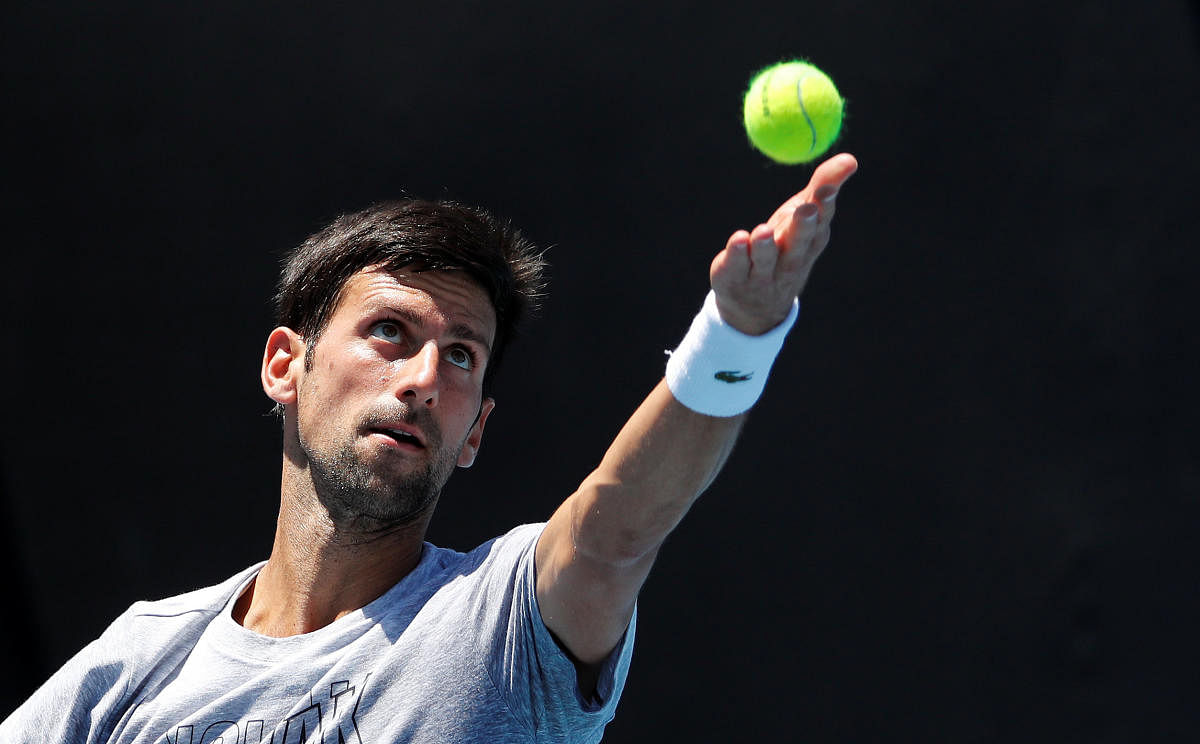 Novak Djokovic, the World No 1 and six-time winner at Melbourne, starts as the favourite at the Australian Open that kicks off on Monday. REUTERS