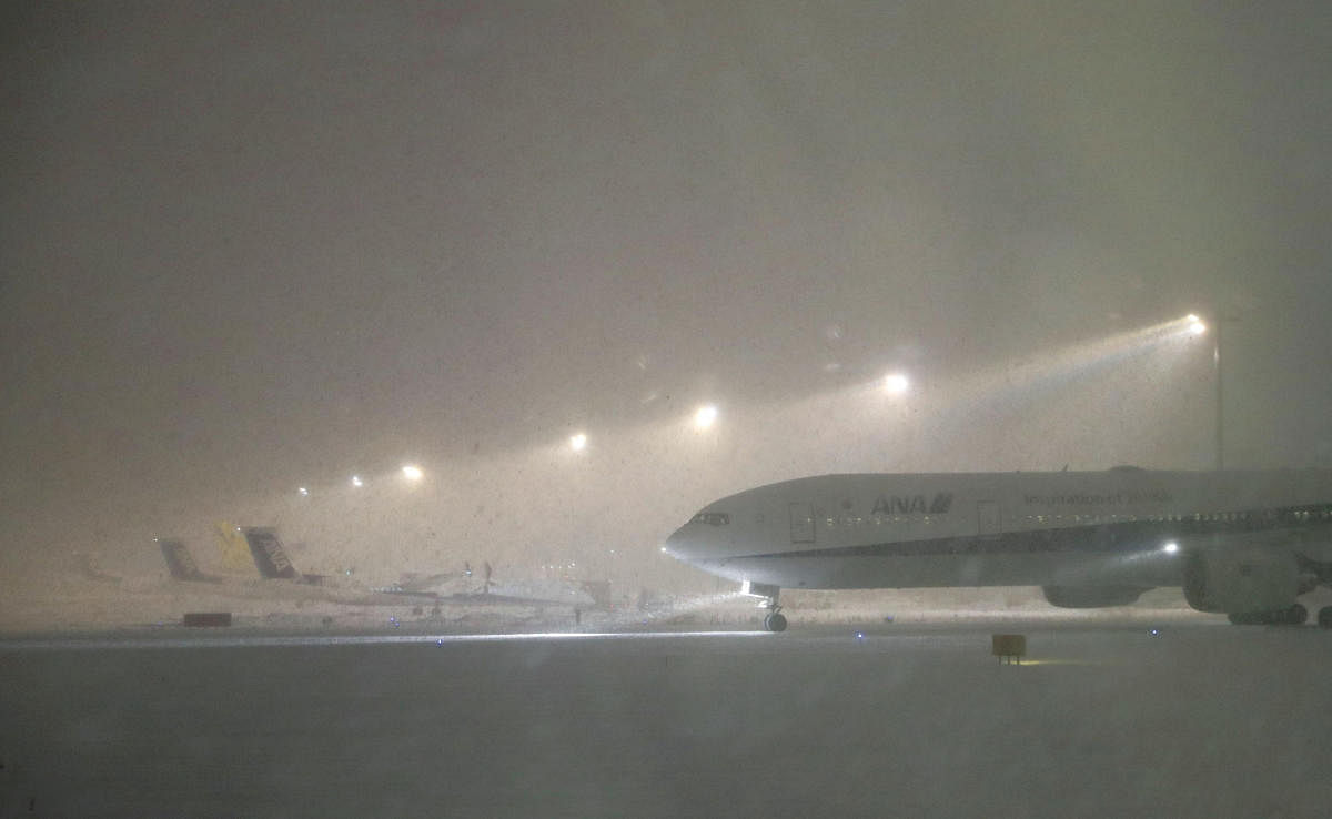 Icy weather is blamed for multi-billion dollar losses every year, including delays and damage related to air travel, infrastructure and power generation and transmission facilities, said researchers from the University of Houston. (Reuters File Photo)