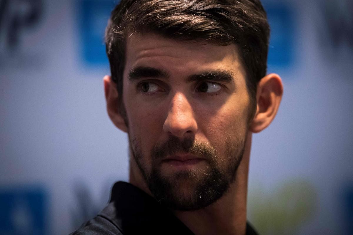 ]US swimming champion Michael Phelps (AFP PHOTO)