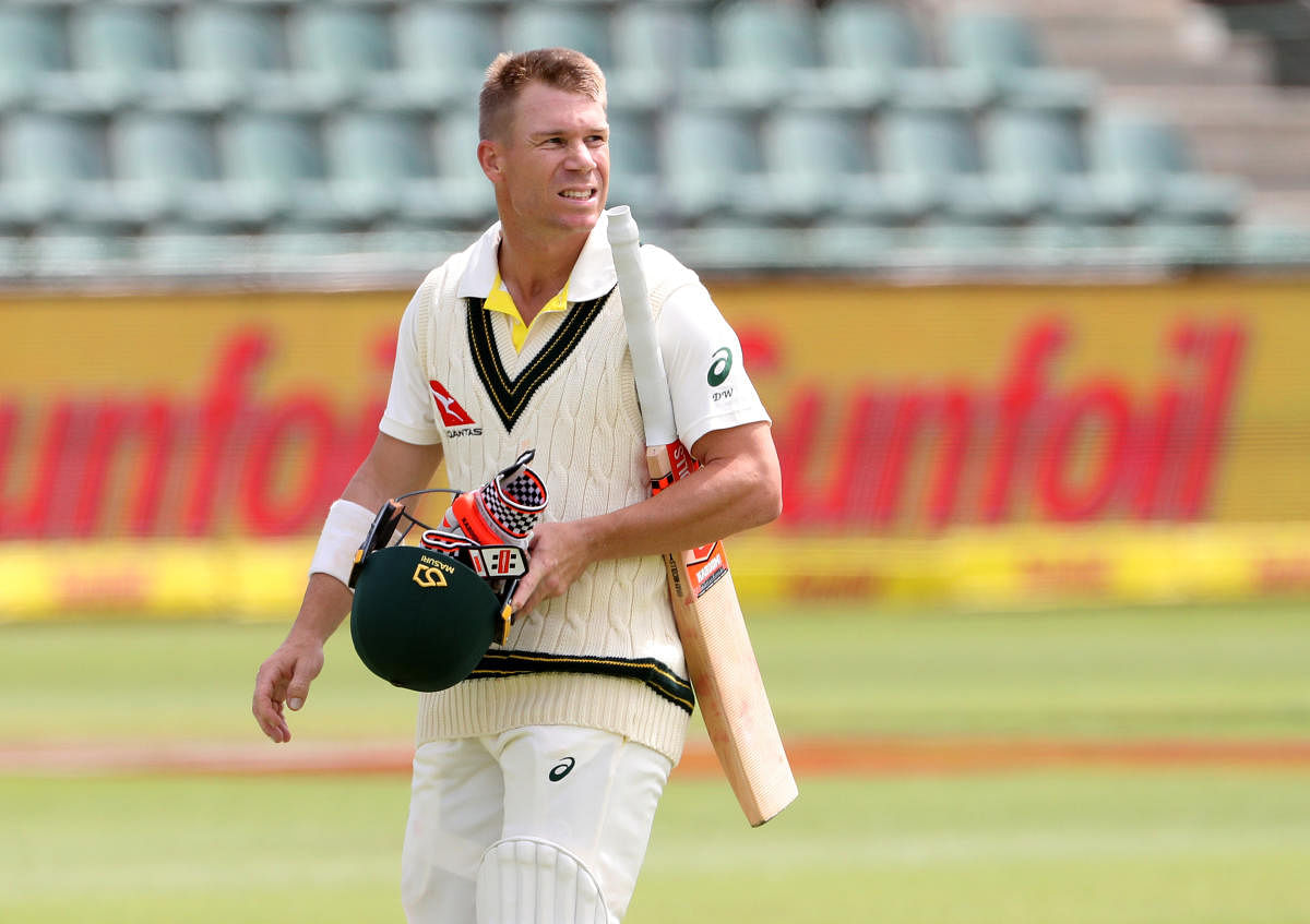Warner will leave the tournament early to have his injury assessed, joining his former skipper Steve Smith in the injured list. (Reuters File Photo)