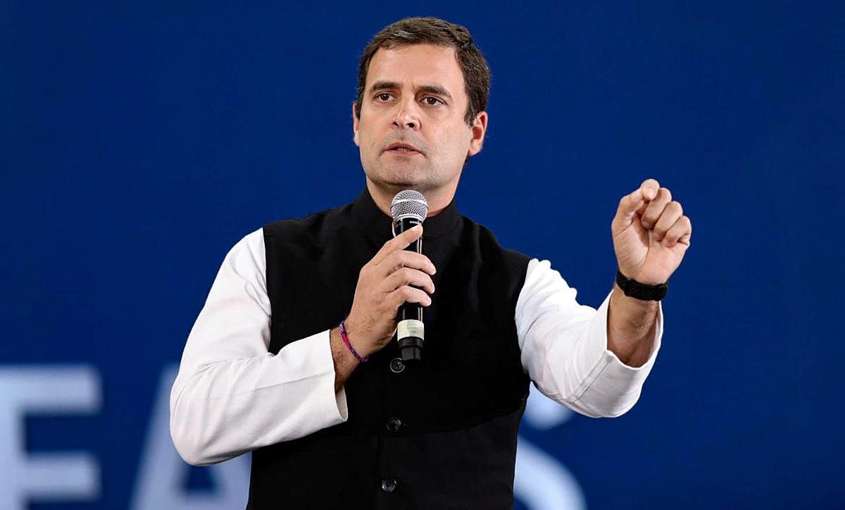 Except for Rahul Gandhi's outreach programme, the exercise of consultations for the manifesto is expected to be completed by February 1. PTI file photo