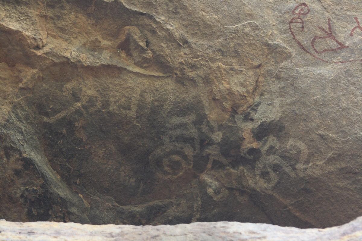 Aihole, rock art, Srikumar M Menon