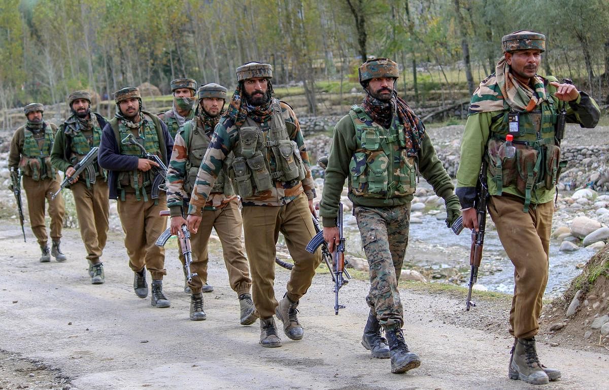 An encounter broke out on Tuesday between security forces and militants in Shopian district of Jammu and Kashmir, police said. PTI file photo