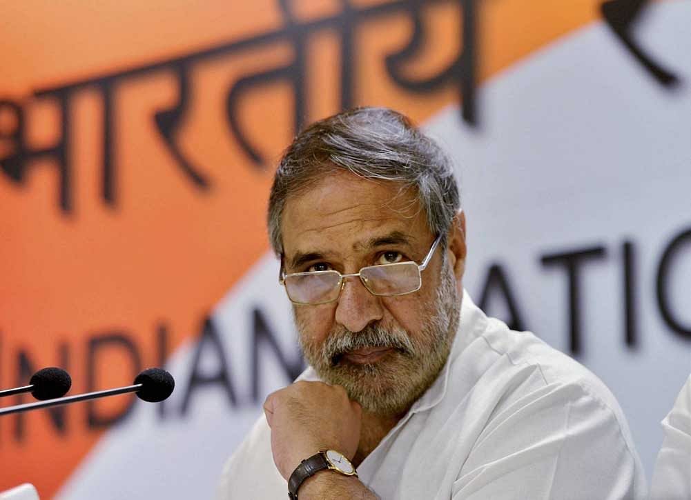 “No officer against whom there is any question mark, any charges during the service career should be considered for empanelment otherwise that would be a gross miscarriage of justice. That is what we want,” Anand Sharma said. (PTI File Photo)
