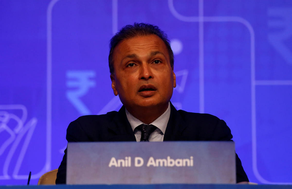 Anil Ambani, chairman of the Reliance Anil Dhirubhai Ambani Group. Reuters File photo 