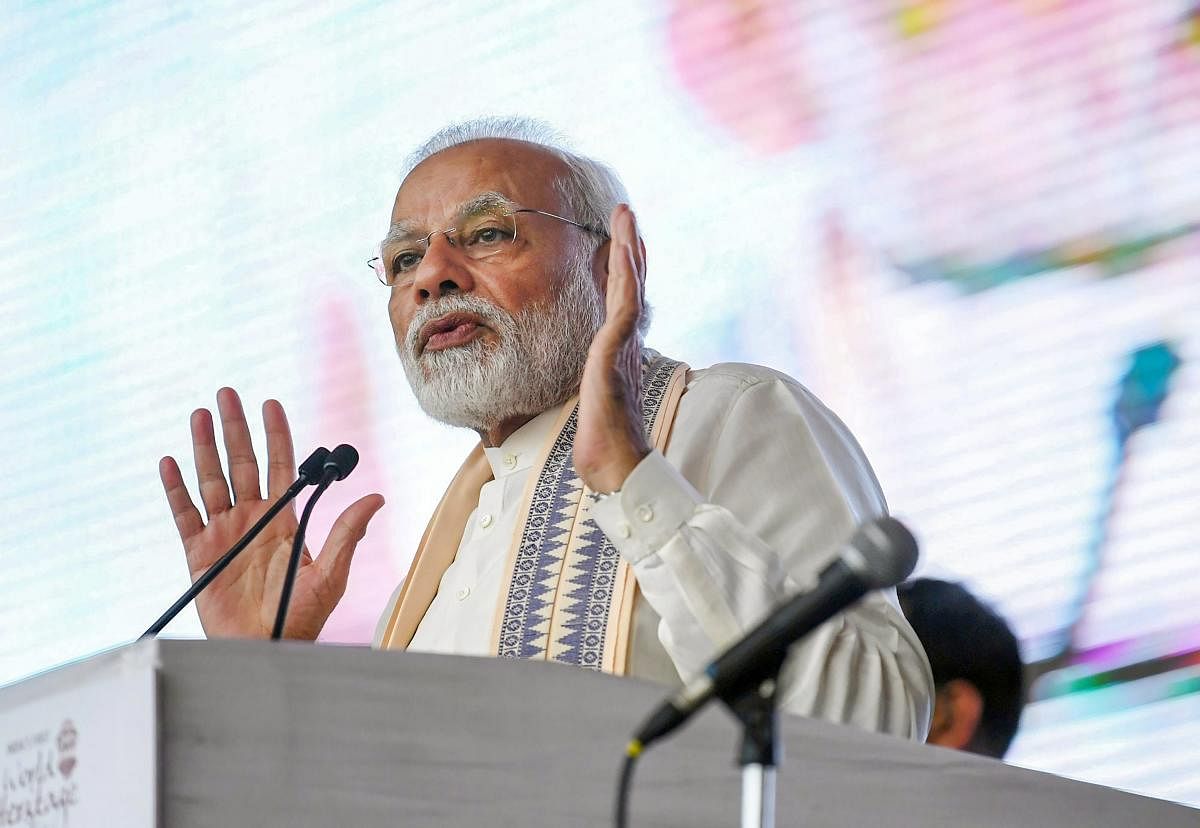 Prime Minister Narendra Modi had mocked the Opposition saying they were crying for help as his government had launched a crusade against corruption. PTI file photo