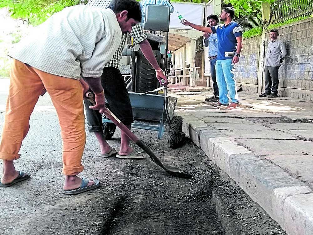 Local residents were thrilled as the funds would go towards restoring several motorable roads. (DH File Photo. For representation purpose)