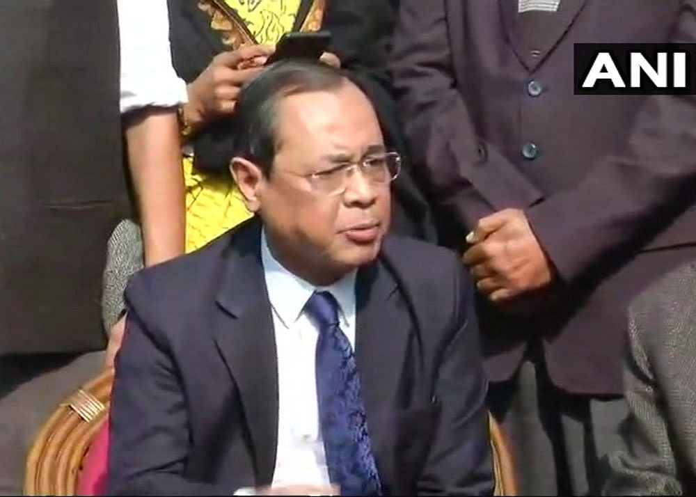 All fresh matters filed in the Supreme Court would be listed for hearing within a period of five days, Chief Justice of India Ranjan Gogoi said on Wednesday. Picture courtesy ANI