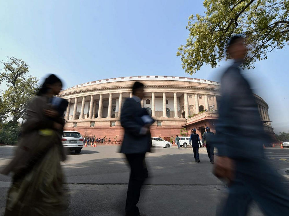 Sources said that the “landmark” Bill to amend the Sixth Schedule of the Constitution would be introduced during the forthcoming session of Parliament as the ruling BJP was keen to reap its political dividends in the Lok Sabha elections. (PTI File Photo)