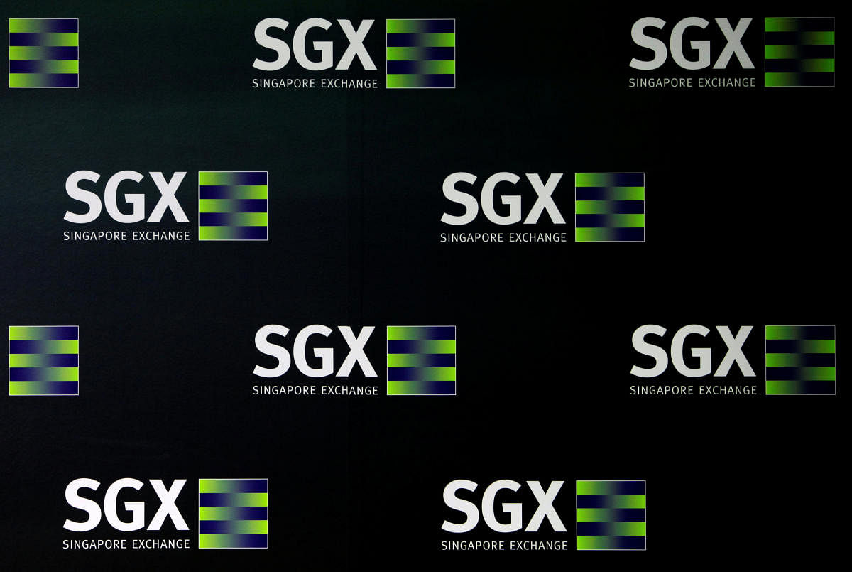 The logo of the Singapore Exchange (SGX) pictured at its office in Singapore. Reuters file photo.