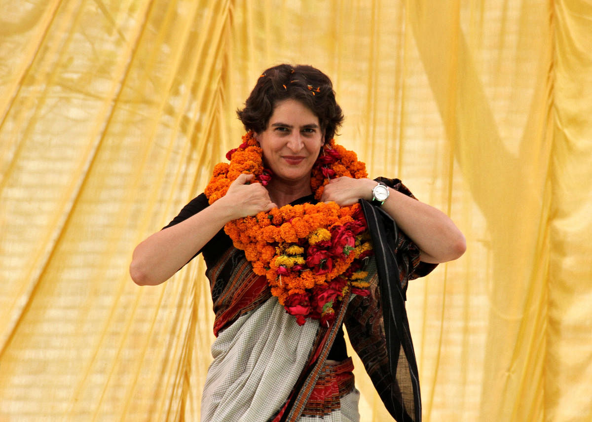 With barely few months to go for the next Lok Sabha polls and very little time left for restructuring the almost non-existent organisation of the Congress in Uttar Pradesh, the party has decided to take its star campaigner and newly appointed AICC general secretary Priyanka Gandhi to the people. Reuters file photo
