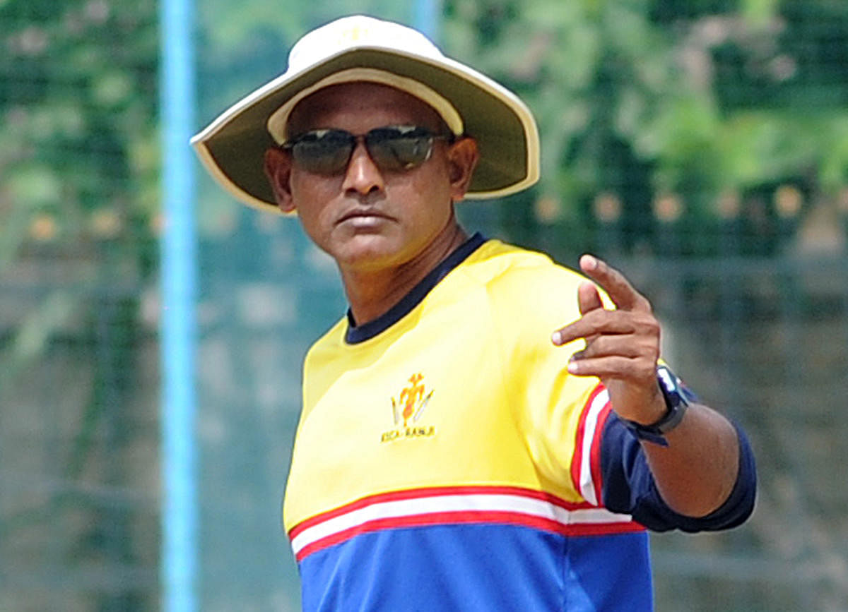 Karnataka Ranji Trophy coach Yere Goud. 