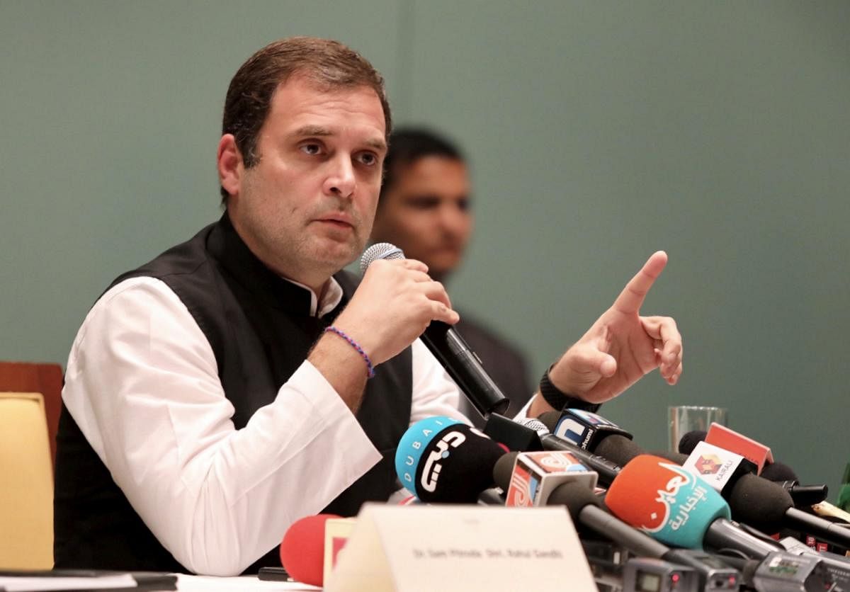 Gandhi's sharp attack came days after the Congress cited an audio tape in which Goa minister Vishwajit Rane was purportedly heard telling an unidentified person that Parrikar has Rafale files, due to which, he has managed to continue in the chair. (PTI Fi