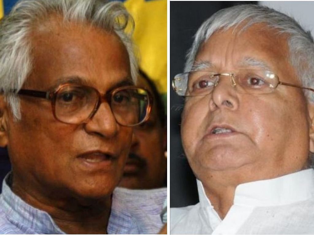 Fernandes and Prasad had a running battle when they were in erstwhile Janata Dal and it had led to the former's exit along with now Bihar Chief Minister Nitish Kumar and others. DH file photos. 