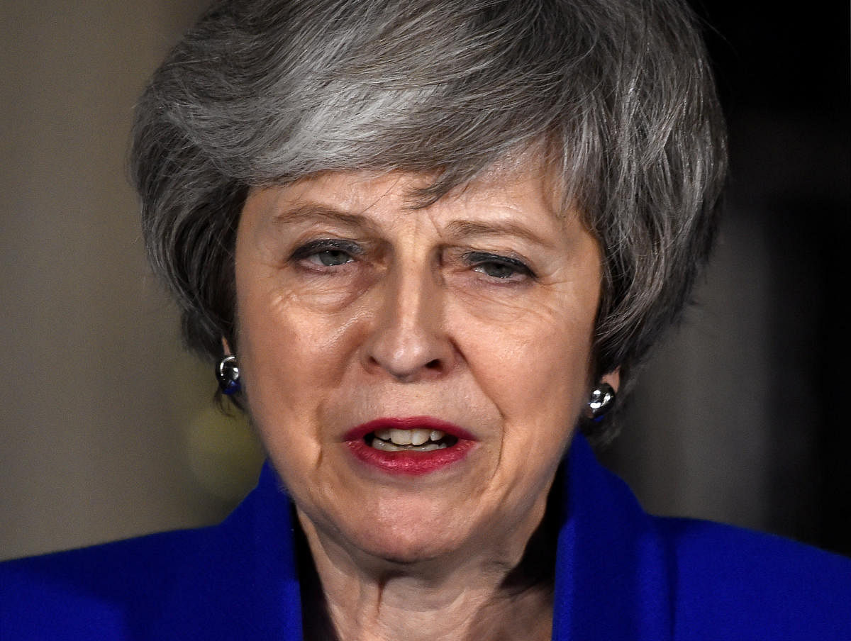 Britain's Prime Minister Theresa May. (REUTERS Photo)