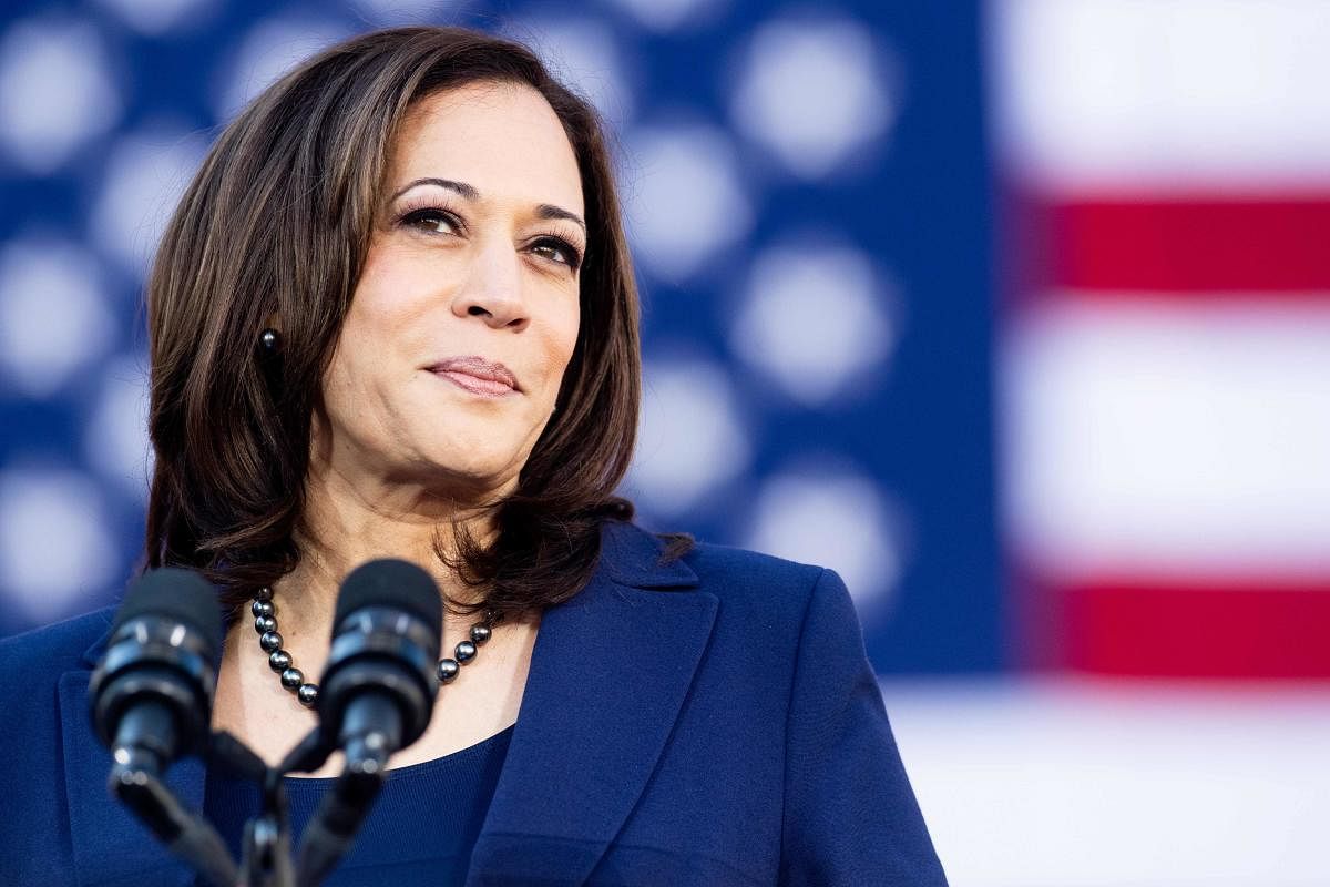 California Senator Kamala Harris speaks during a rally launching her presidential campaign in Oakland, California. AFP/File photo.