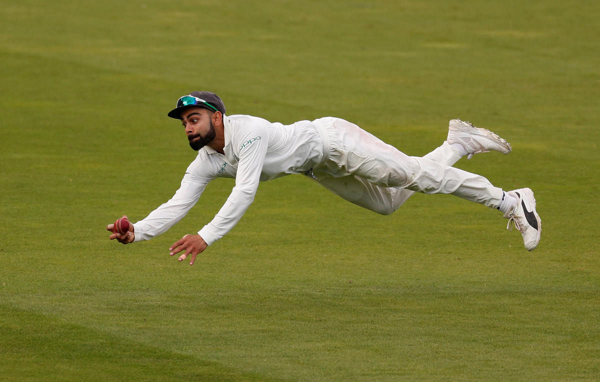 New techniques, with the aid of technology, used during practice have improved Indian fielders' catching abilities, feels fielding coach R Sridhar. Reuters File Photo 