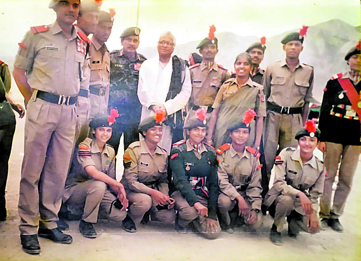 George Fernandes had visited the NCC National Integration Camp, held at Leh in August 2001, as Union defence minister.