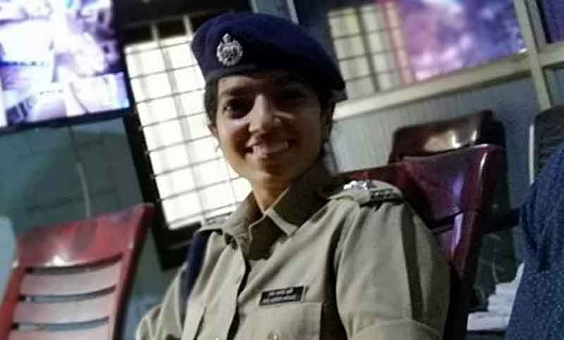 Superintendent of Police Chaithra Theresa John had hit the headlines after she initiated a late night raid on the Thiruvananthapuram district committee office of the ruling CPM in Kerala on January 24 in search of some party activists wanted in a police station attack case. Picture courtesy Twitter