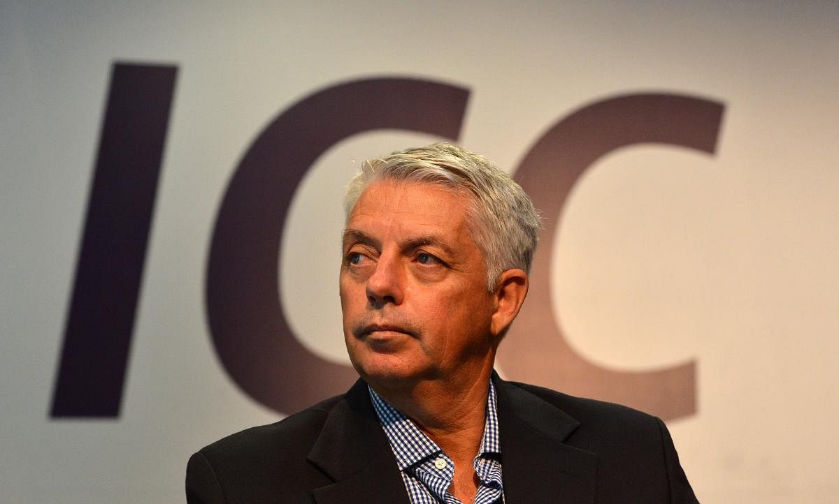 International Cricket Council (ICC) chief executive David Richardson. AFP photo