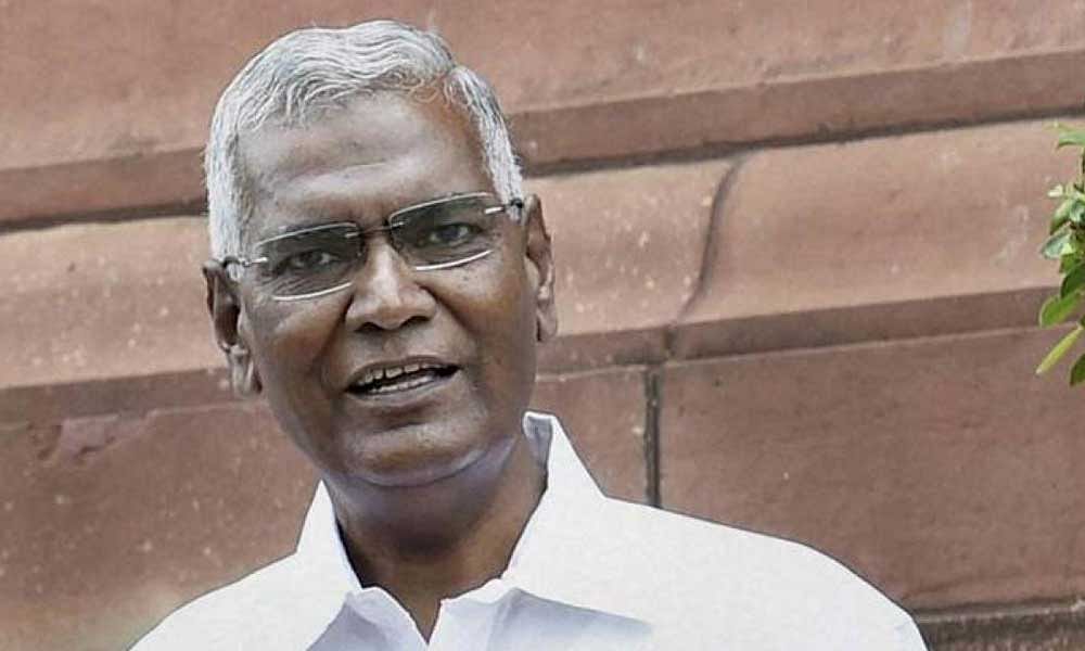 At the meeting called by the government to ensure smooth functioning of the Budget Session, the issue was raised by CPI National Secretary and Rajya Sabha MP D Raja to which the government informed him that it was presenting an interim budget. PTI File Photo.