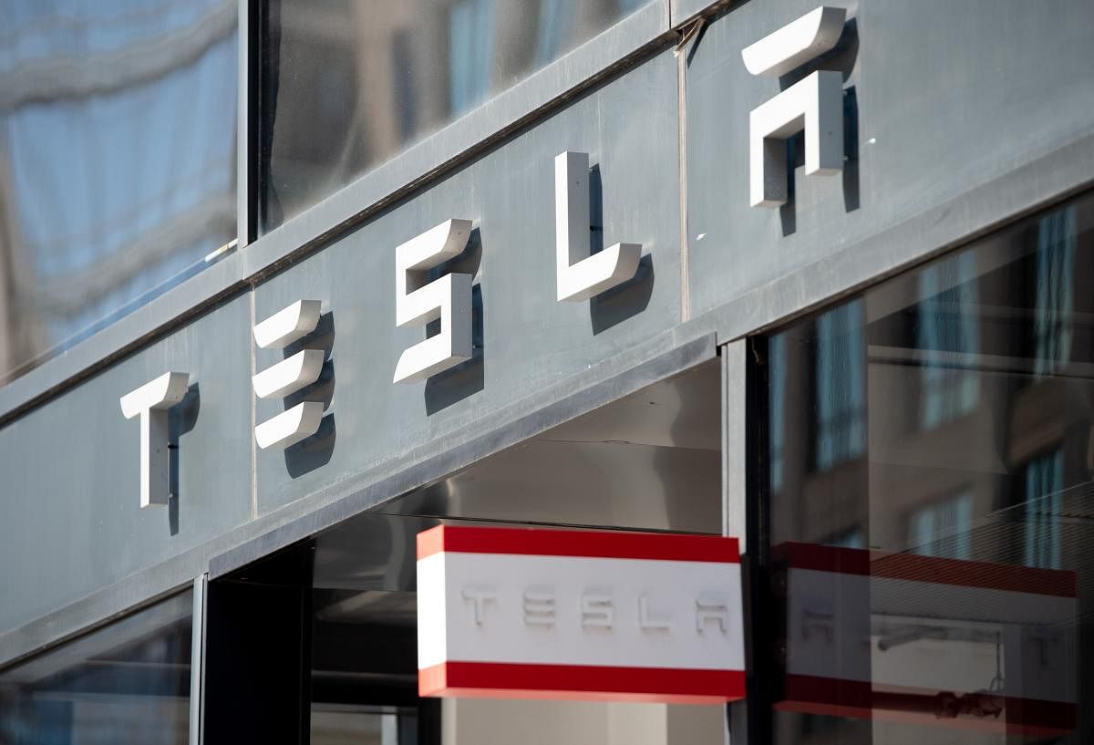 Tesla shares were down 0.4 percent at $307.42 at mid-morning after falling as much as 4.8 percent earlier in the session. (AFP File Photo)