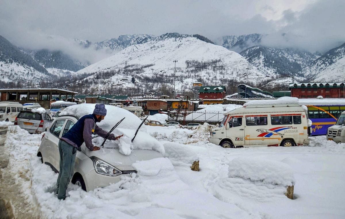 Inclement weather has led to the closure of the strategic Jammu-Srinagar highway this winter many times. (PTI File Photo)