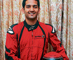 RACER: Sidhant Panda, Delhi boy will participate in F4 championship.