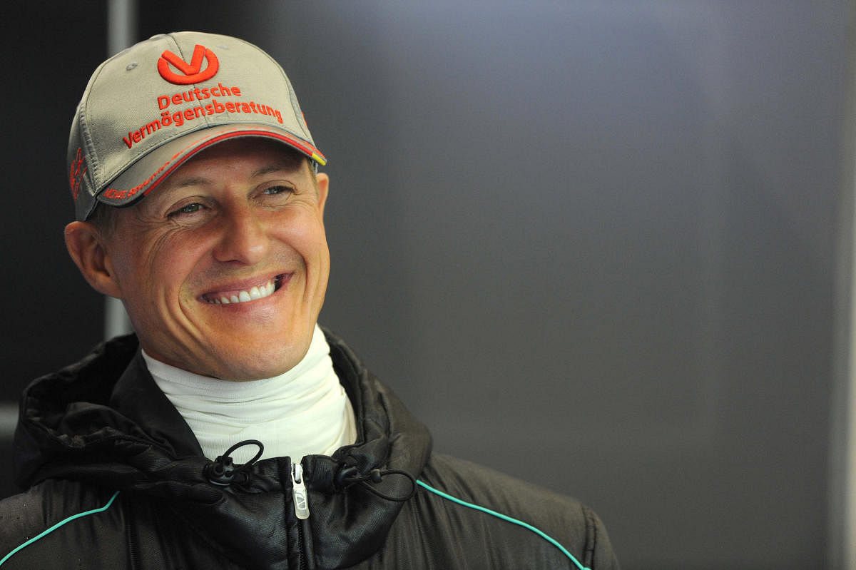 Michael Schumacher suffered head injuries in a skiing accident five years ago.