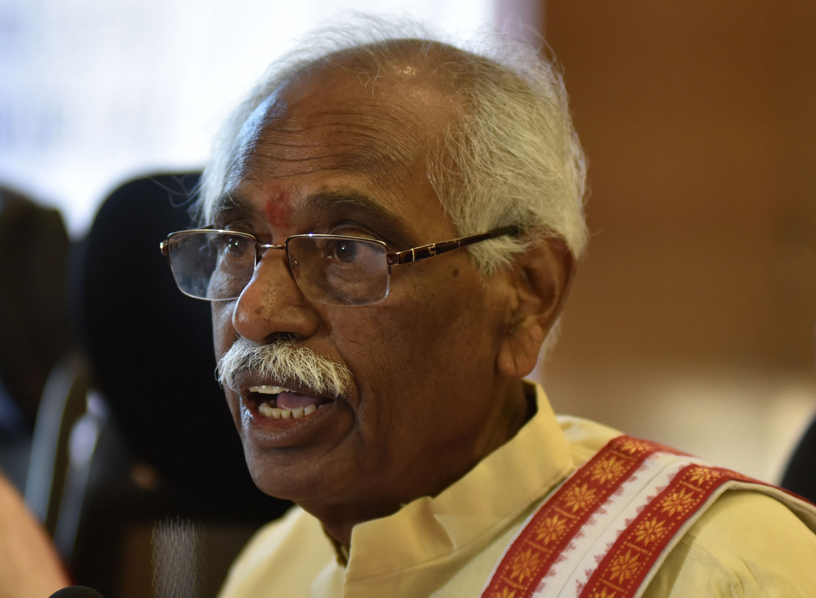 "The BJP will independently contest in all the 17 Lok Sabha seats. The Assembly election was a totally different scenario. This is a parliamentary election and we are confident," Dattatreya, the lone BJP MP from Telangana, told reporters. (DH File Photo)